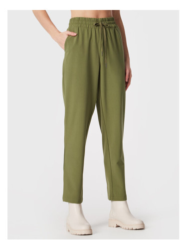Moss Copenhagen Текстилни панталони Kesia 16940 Зелен Relaxed Fit