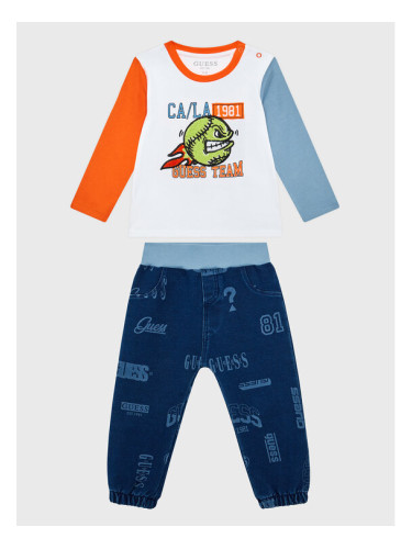 Guess Комплект блуза и панталон I3RG08 K8HM3 Цветен Regular Fit