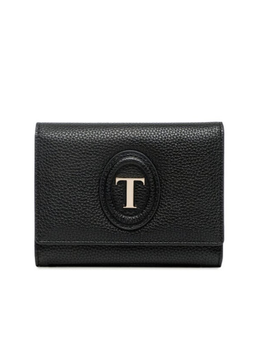 Trussardi Голям дамски портфейл 75W00348 Черен