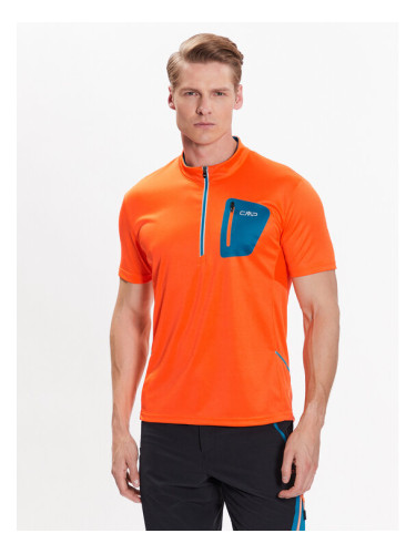 CMP Колоездачна тениска 3C89757T Оранжев Regular Fit