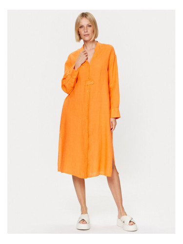 Seidensticker Рокля тип риза 60.134909 Оранжев Regular Fit