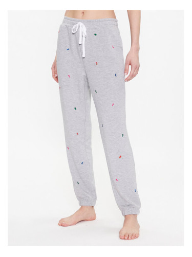 DKNY Долнище на пижама YI2722627 Сив Regular Fit