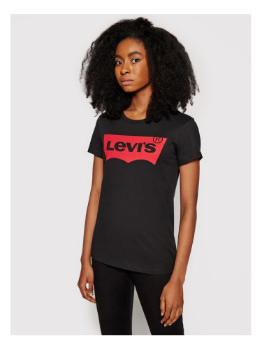 Levi's® Тишърт The Perfect Graphic Tee 17369-0201 Черен Regular Fit