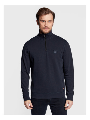 Boss Суитшърт Zetrust 50468926 Тъмносин Regular Fit