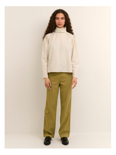 Karen by Simonsen Текстилни панталони Grape 10104201 Зелен Regular Fit