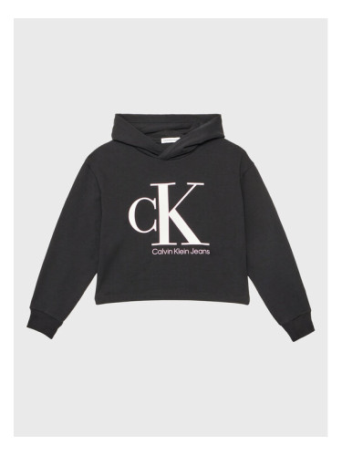 Calvin Klein Jeans Суитшърт Reveal Monogram IG0IG01934 Черен Regular Fit