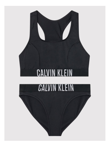 Calvin Klein Swimwear Бански костюм KY0KY00010 Черен