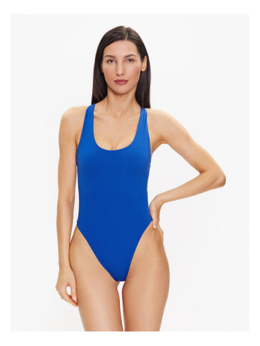 Calvin Klein Swimwear Бански костюм KW0KW02051 Тъмносин