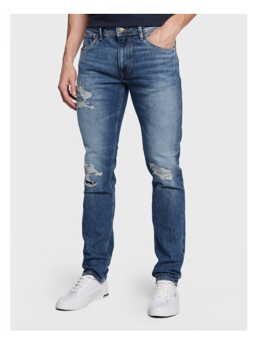 Pepe Jeans Дънки Stanley PM206816 Тъмносин Tapered Fit