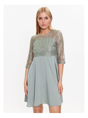 ONLY Коктейлна рокля 15293936 Зелен Regular Fit