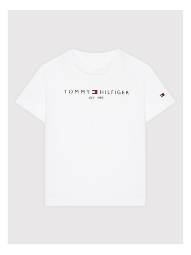 Tommy Hilfiger Тишърт Baby Essential KN0KN01487 Бял Regular Fit