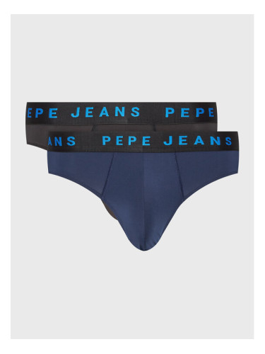 Pepe Jeans Слипове Logo Bf Lr 2P PMU10986 Тъмносин