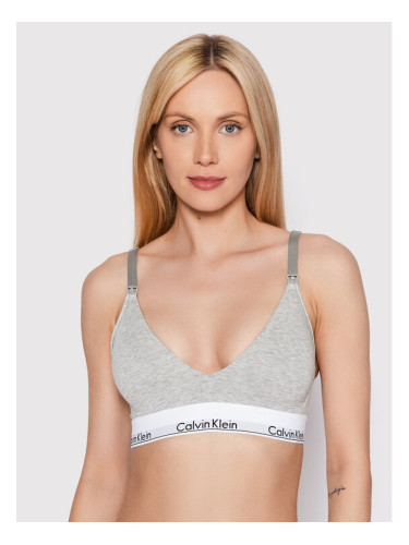 Calvin Klein Underwear Сутиен за кърмене 000QF6218E Сив
