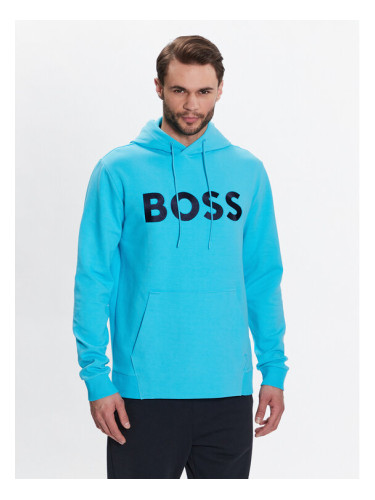 Boss Суитшърт 50482887 Син Relaxed Fit