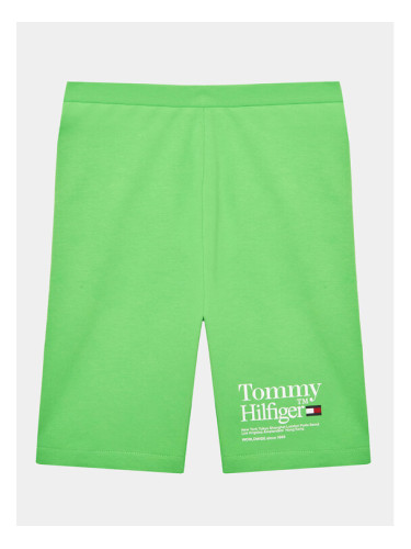 Tommy Hilfiger Спортни шорти Timeless KG0KG07253 D Зелен Slim Fit