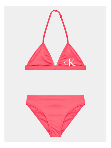 Calvin Klein Swimwear Бански костюм KY0KY00028 Розов