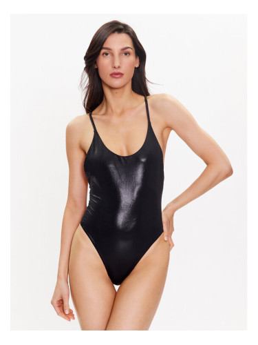 Calvin Klein Swimwear Бански костюм KW0KW02182 Черен