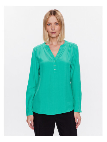 Seidensticker Блуза 60.134462 Зелен Regular Fit