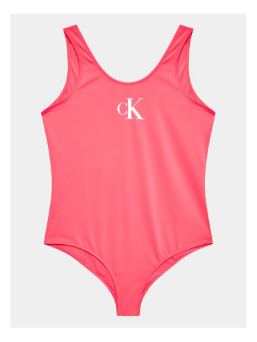 Calvin Klein Swimwear Бански костюм KY0KY00033 Розов