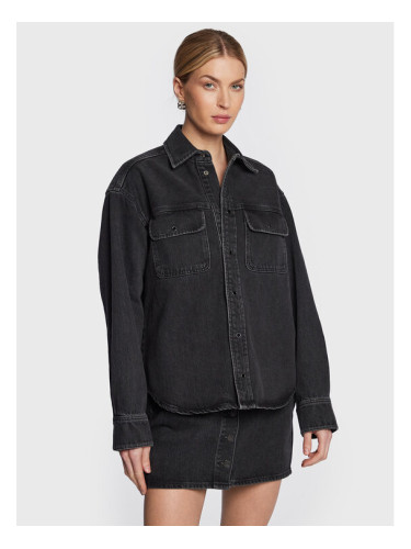 Samsøe Samsøe Дънково яке Ellen F22400111 Черен Regular Fit