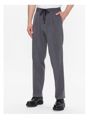 Sisley Текстилни панталони 4PBMSF027 Сив Slim Fit