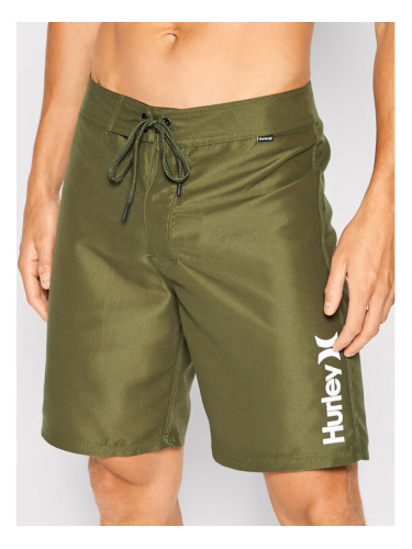 Hurley Плувни шорти Solids 20in AMBS22Q1O Зелен Regular Fit