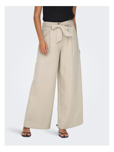 JDY Текстилни панталони 15286399 Сив Regular Fit