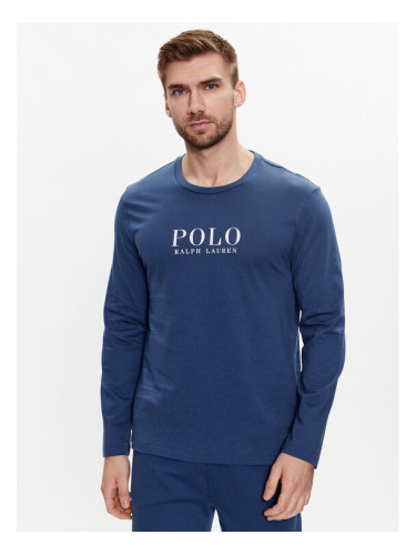 Polo Ralph Lauren Тениска с дълъг ръкав 714899614002 Тъмносин Regular Fit