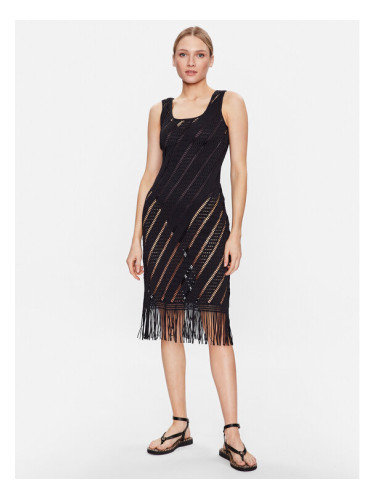 Seafolly Плажна рокля Marrakesh 54848-CU Черен Slim Fit