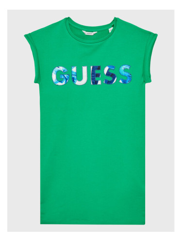 Guess Ежедневна рокля J3GK35 KAE23 Зелен Regular Fit