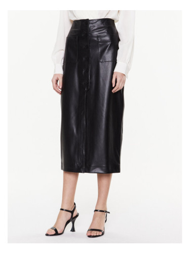 HUGO Пола тип молив 50482529 Черен Slim Fit