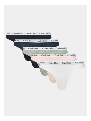 Calvin Klein Underwear Комплект 5 чифта класически бикини 000QD3586E Цветен