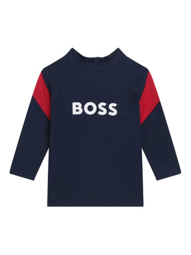 Boss Блуза J05A16 S Тъмносин Regular Fit