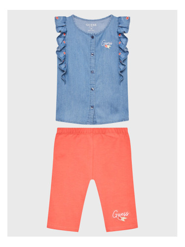 Guess Комплект блуза и клин A3GG03 WFBS0 Цветен Regular Fit