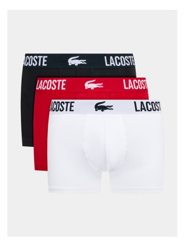 Lacoste Комплект 3 чифта боксерки 5H3321 Черен