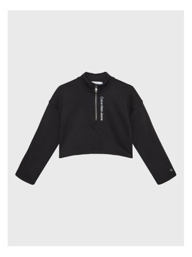 Calvin Klein Jeans Суитшърт IG0IG01872 Черен Regular Fit