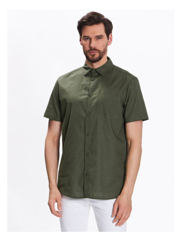 INDICODE Риза Glow 20-316 Зелен Regular Fit