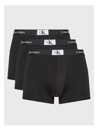 Calvin Klein Underwear Комплект 3 чифта боксерки 000NB3528A Черен