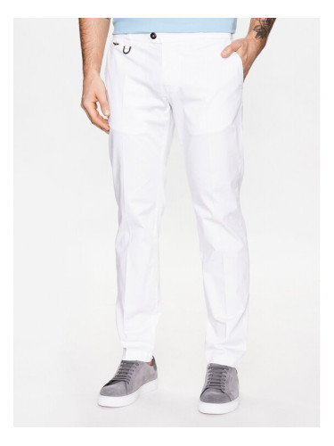 Aeronautica Militare Текстилни панталони 231PA1479CT2946 Бял Regular Fit