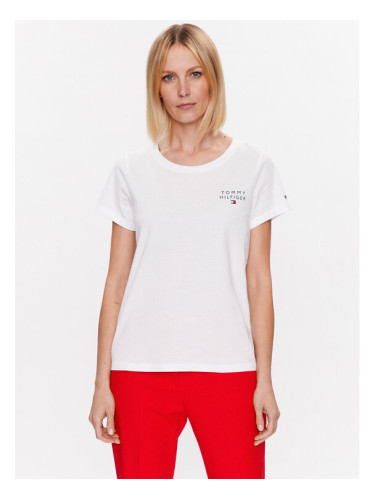 Tommy Hilfiger Тишърт UW0UW04525 Бял Relaxed Fit