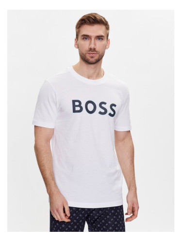 Boss Тишърт 50488793 Бял Regular Fit