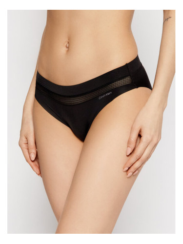 Calvin Klein Underwear Класически дамски бикини 000QF6048E Черен