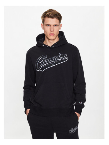 Champion Суитшърт 218523 Черен Regular Fit