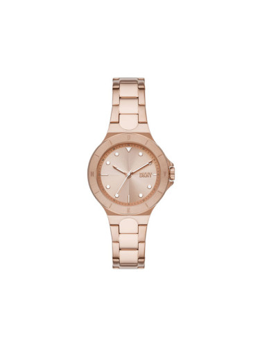 DKNY Часовник Chambers NY6642 Позлатено с розово злато