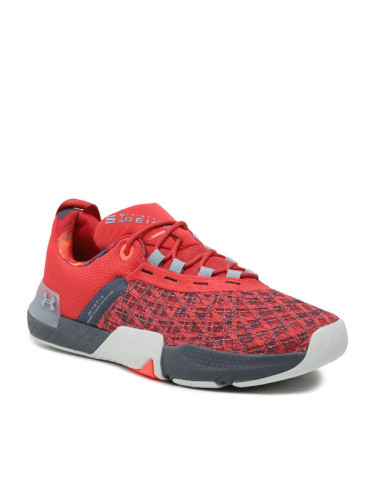 Under Armour Обувки за фитнес зала Ua TriBase Reign 5 Q1 3026213-600 Червен