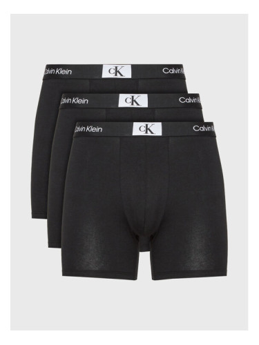 Calvin Klein Underwear Комплект 3 чифта боксерки 000NB3529A Черен