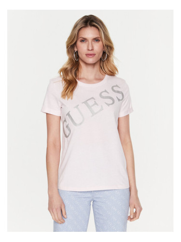 Guess Тишърт Benita W3RI27 JA914 Розов Regular Fit