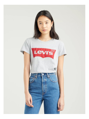 Levi's® Тишърт The Perfect Tee 173691686 Сив Regular Fit