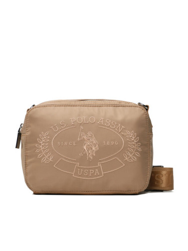 U.S. Polo Assn. Дамска чанта Springfield BEUPA5091WIP502 Кафяв