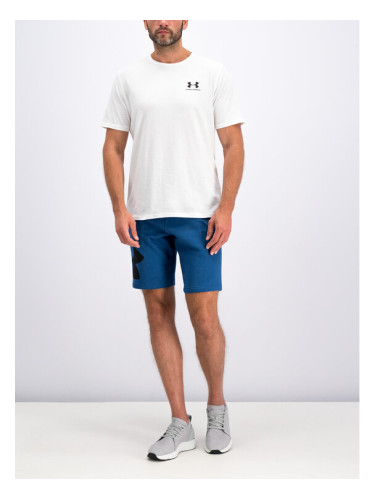 Under Armour Тишърт 1326799 Бял Loose Fit